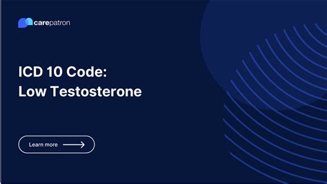 icd 10 cm code for low testosterone|Billing and Coding: Treatment of Males with Low Testosterone